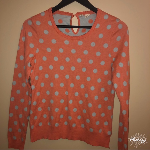 Anthropologie MOTH Polka Dot Pullover Sweater - M - Picture 3 of 8